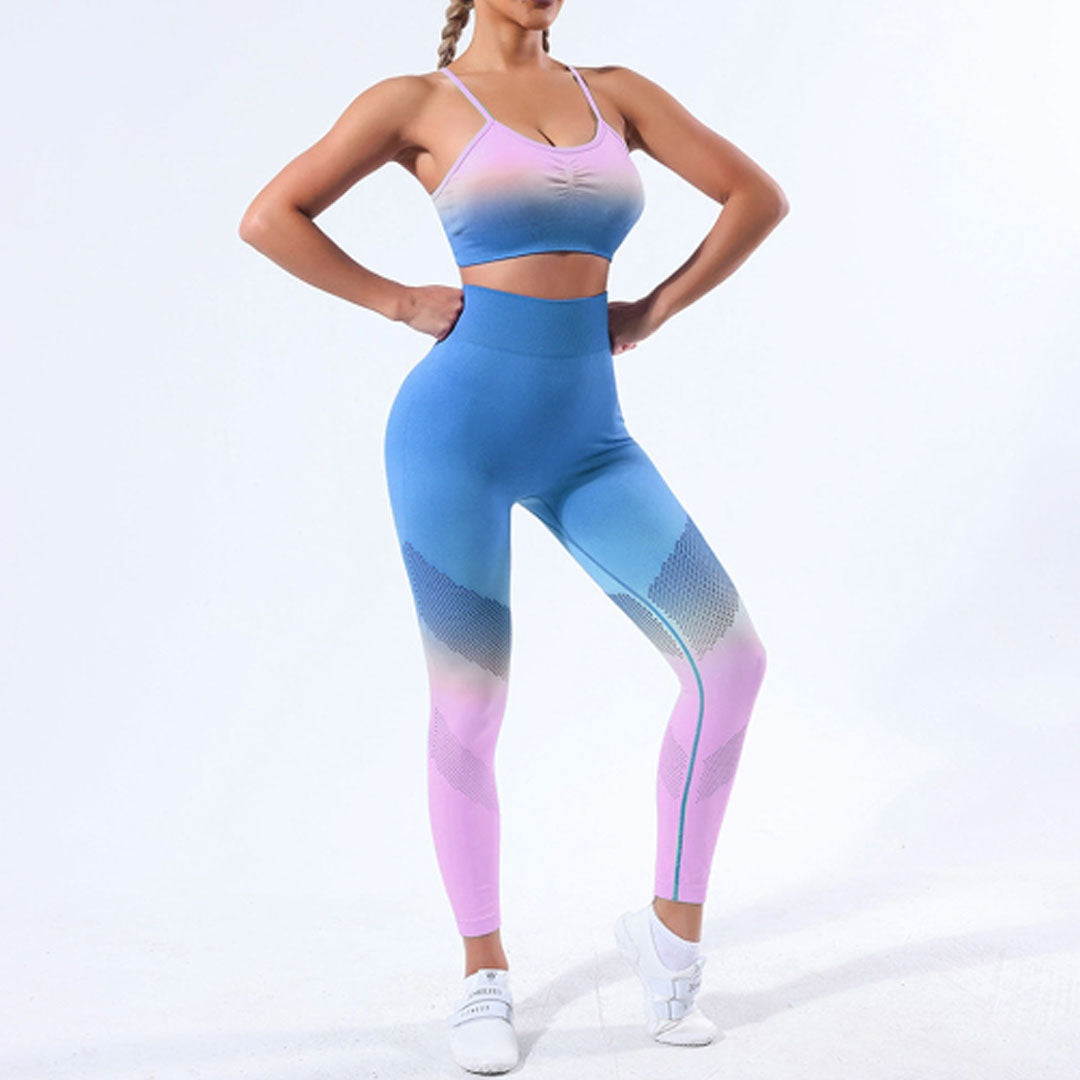 FREYSHA Women's seamless quick-drying workout leggings, running sports pants, high hearing leggings, sexy clothing