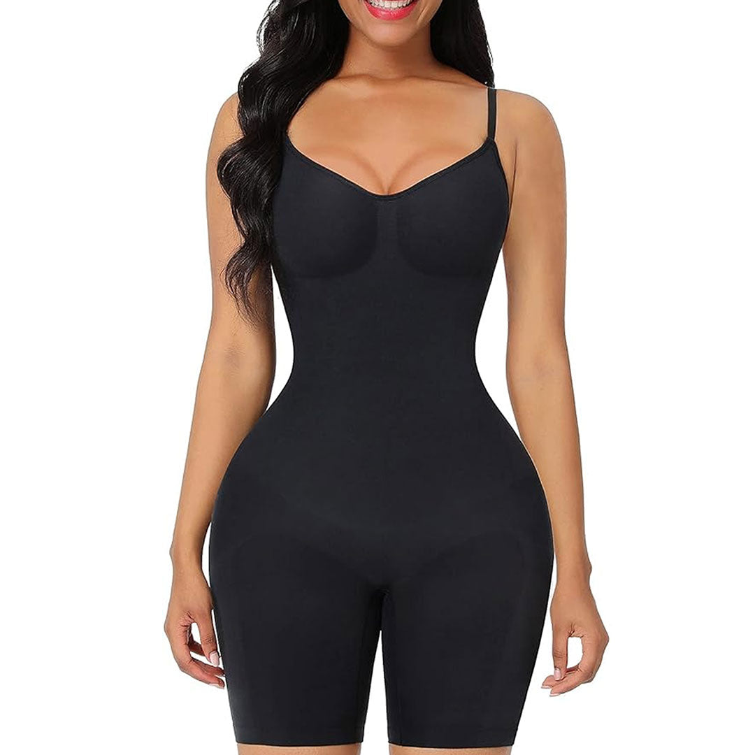 FREYSHA Tummy Control Shapewear Seamless Butt Lifter Thigh Slimmer Bodysuit for Women