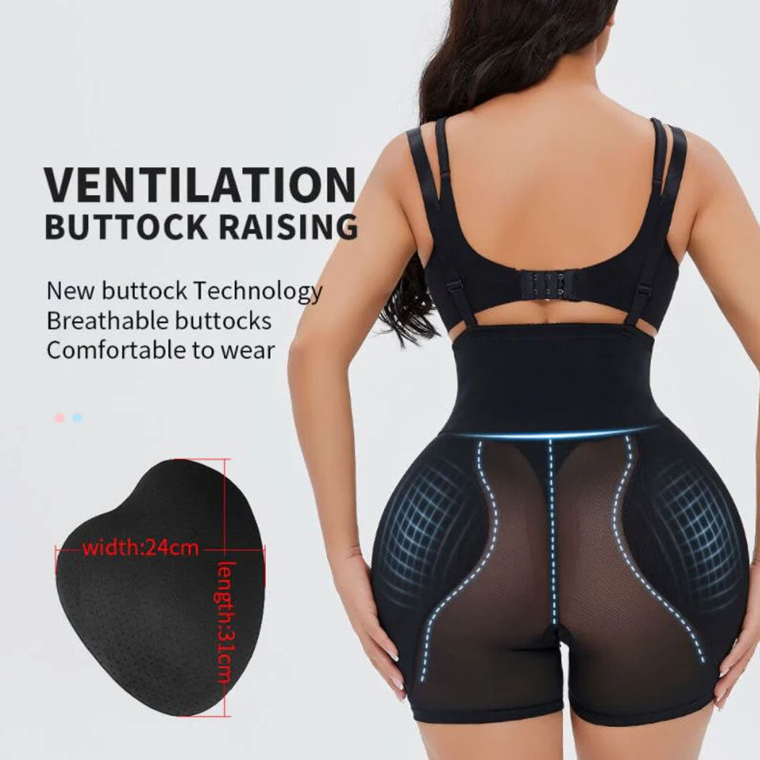 FREYSHA High-Waisted Tummy Control Shapewear Butt Lifter and Hip Enhancer
