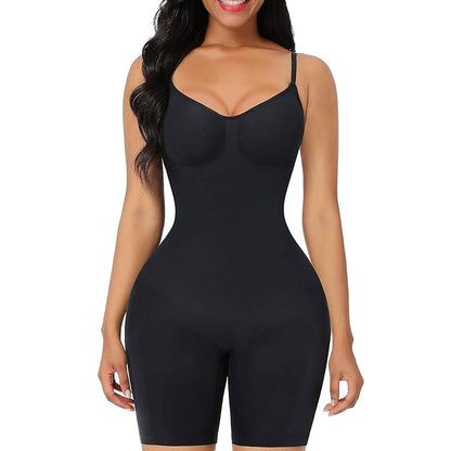 FREYSHA Tummy Control Shapewear Seamless Butt Lifter Thigh Slimmer Bodysuit for Women