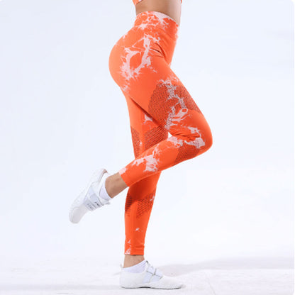 FREYSHA Women's seamless quick-drying workout leggings, running sports pants, high hearing leggings, sexy clothing