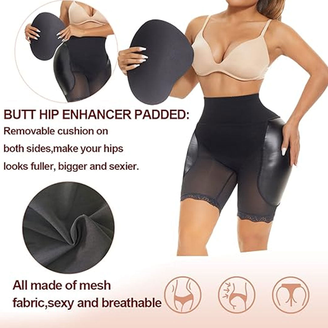 FREYSHA Women's Hip Lift Panties Sexy Butt Lifter and Hip Enhancer Body Shaper for a Fuller Look