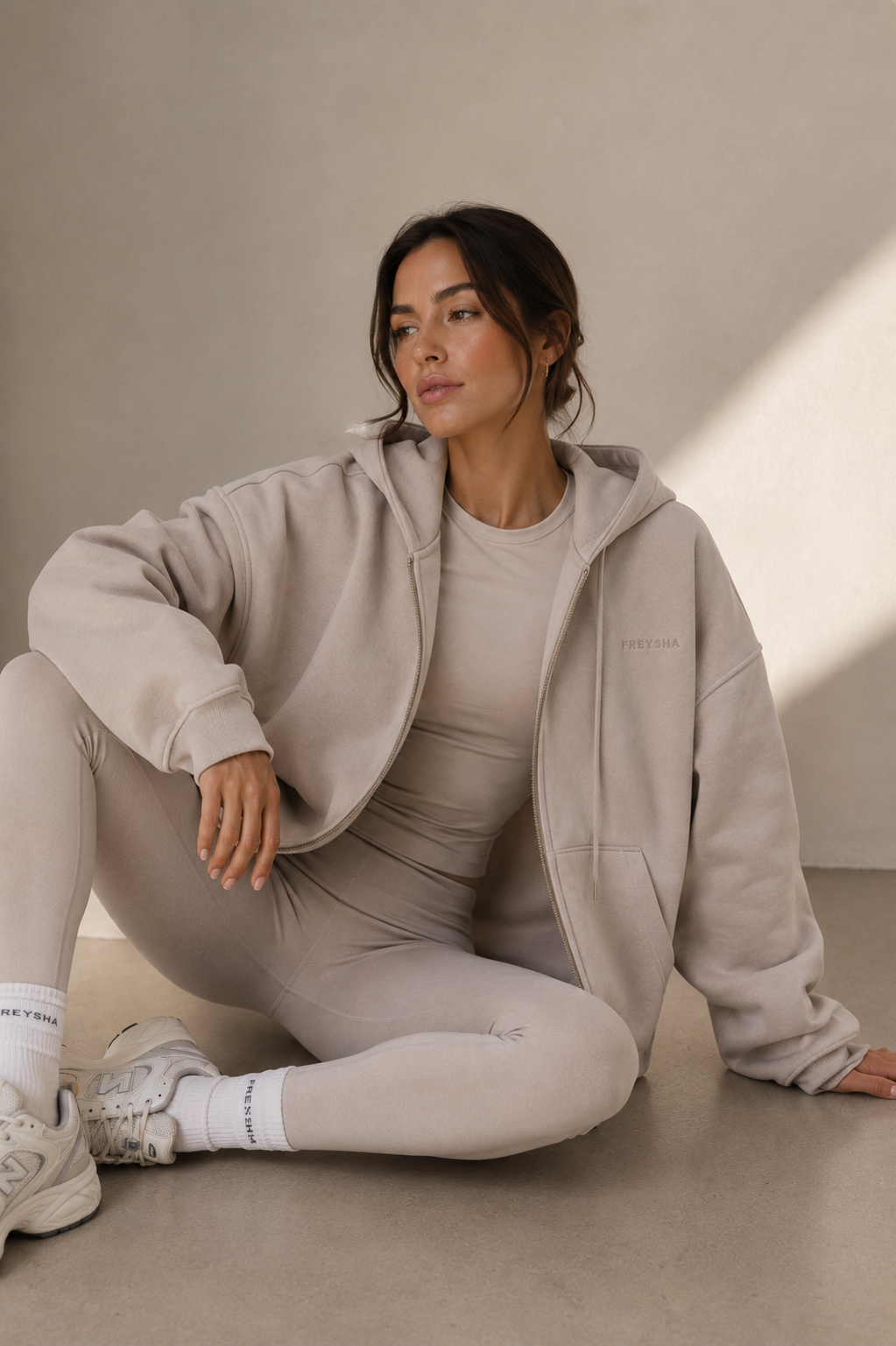 The Oversized Zip Hoodie
