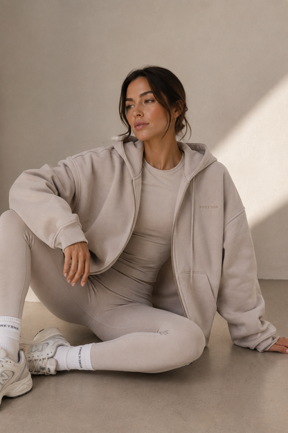 The Oversized Zip Hoodie